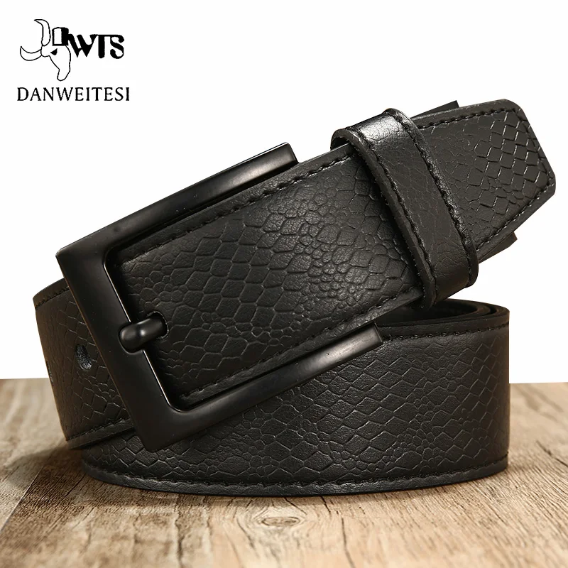 

[DWTS]men luxury designer high quality genuine leather belt men cowskin fashion Strap male Jeans belts