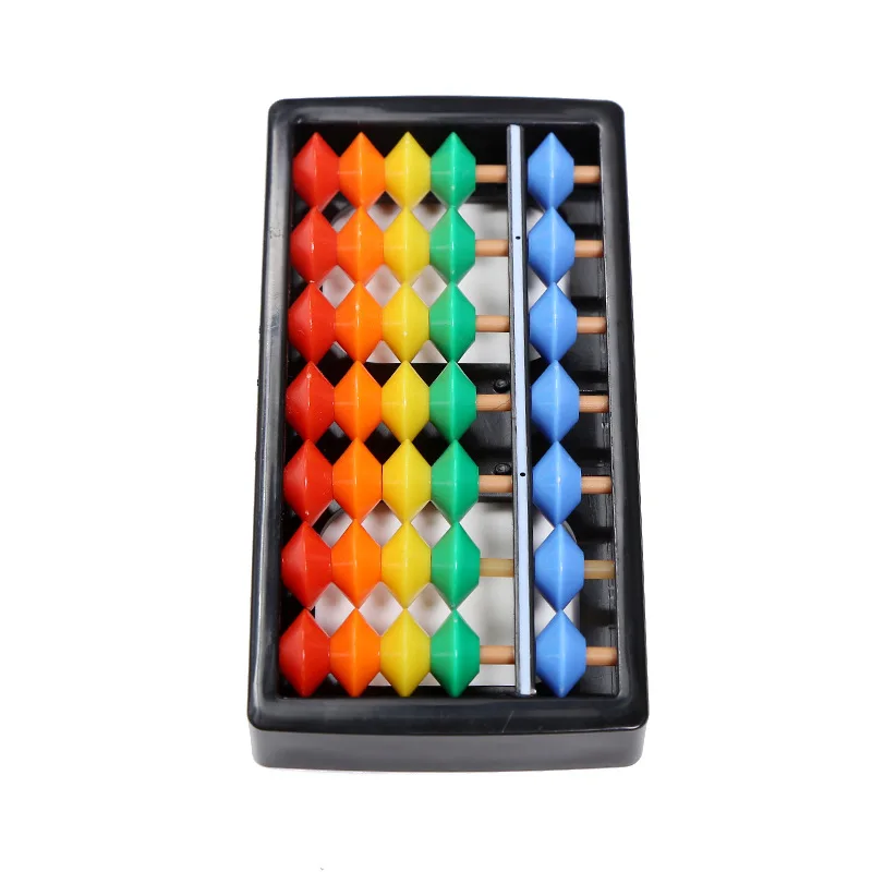 7 Digits Plastic Abacus Toys Educational Toy Colorful Abacus Arithmetic Maths Kids Learning Educational Caculating Tools Gifts 7 Digits Plastic Abacus Toys Educational Toy Colorful Abacus Arithmetic Maths Kids Learning Educational Caculating Tools Gifts