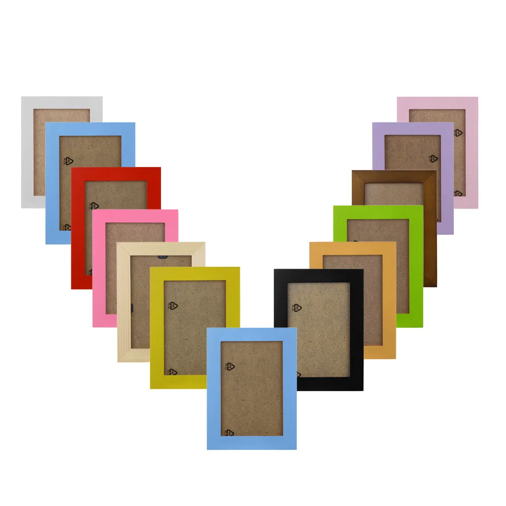 Simple 11,5x8 cm marco de madera DIY marcos de fotos arte adecuado para la decoración del hogar pintura al óleo Digital diamante pinturas G626 Simple 11,5x8 cm marco de madera DIY marcos de fotos arte adecuado para la decoración del hogar pintura al óleo Digital diamante pinturas G626