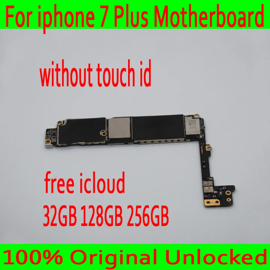 

For iphone 7 Plus 5.5inch unlocked Motherboard ,100% Original for iphone 7 Plus logic board without Touch ID ,Good Tested