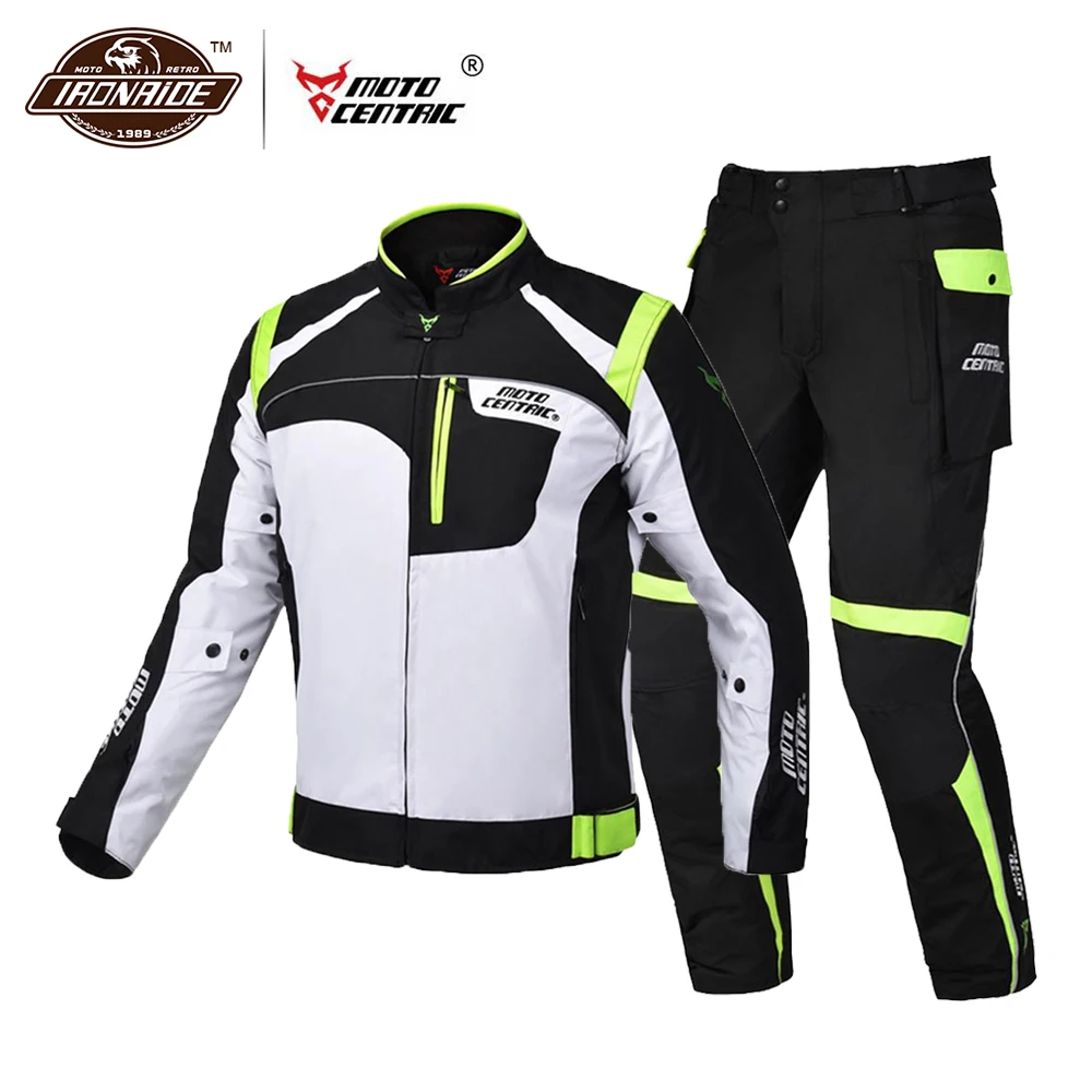 

MOTOCENTRIC Motorcycle Jacket +Motorcycle Pants Waterproof Moto Jacket Riding Racing Motorbike Jacket Moto Suit Remove linner