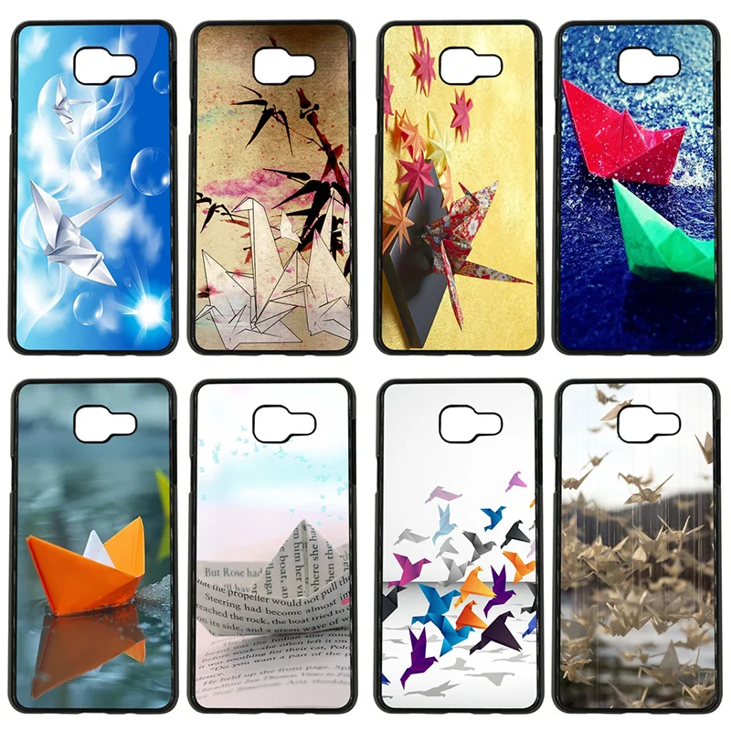 Japanese Origami Cranes Art Cell Phone Case Hard Plastic Cover for Samsung Galaxy S8 S9 Plus S3 S4 S5 Mini S7 S6 Edge Shell |