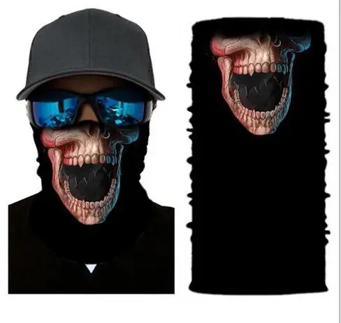 GPFORTYSIX Multifunctional Seamless 3D print Balaclava Tube Motorcycle Neck Face Mask Scarf Bicycle Outdoor racing moto Headband - Цвет: Лаванда