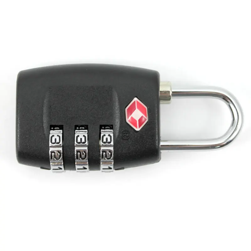 

Black TSA Resettable 3 Digit Combination Customs Lock Nice Padlock 1PC