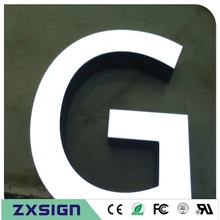 Outdoor high brightness acrylic aluminum sides rimless frontlit font b led b font advertising store font