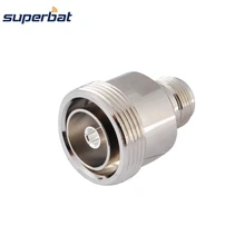 Superbat 5 шт. N-7/16 DIN радиочастотный адаптер разъем Jack n до 7/16 DIN Jack прямой