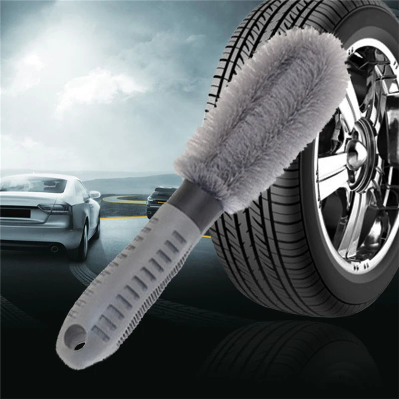 1PC Car Auto Spoke Truck Motorcycle Alloy Wheel Brush Tire Rim Hub