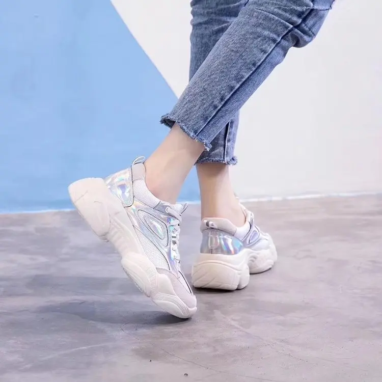 Fisdyrax/; женская Вулканизированная обувь; женские кроссовки на платформе; женская повседневная обувь на плоской подошве со шнуровкой