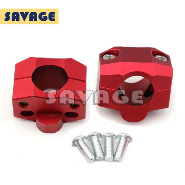 28mm CNC aluminum universal Motorcycle Dirt Bike HANDLE BAR RISER