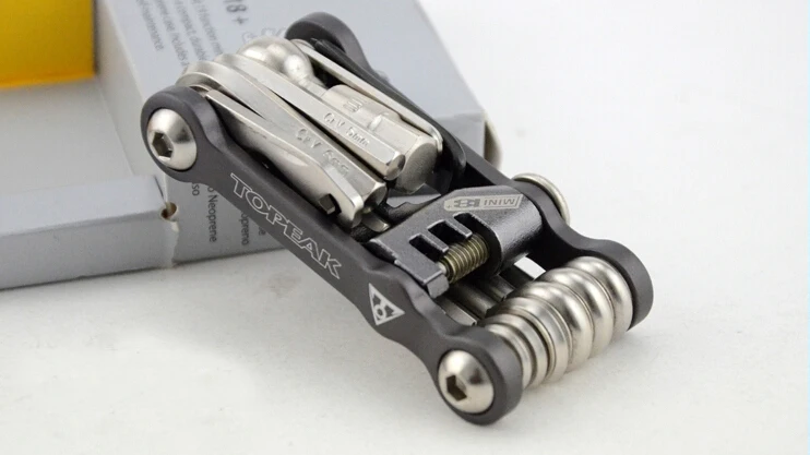 Многофункциональный велосипедный инструмент TOPEAK MINI 18 + PLUS 19 с выключателем цепи и