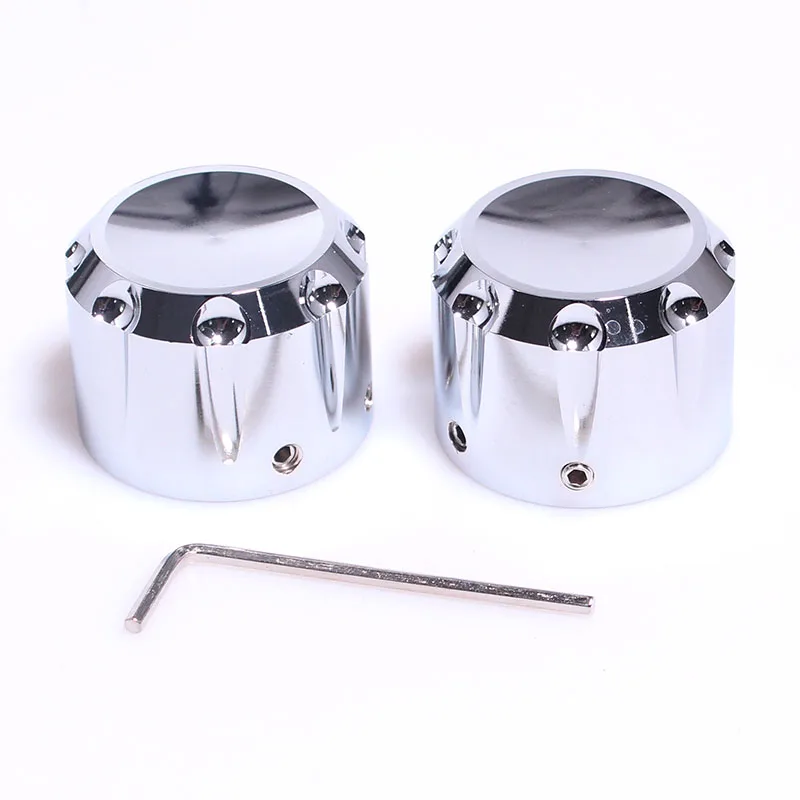 

Chrome Motorcycle Front Axle Cap Nut Cover For Harley Touring Electra Glide Softail Dyna Street Glide Sportster
