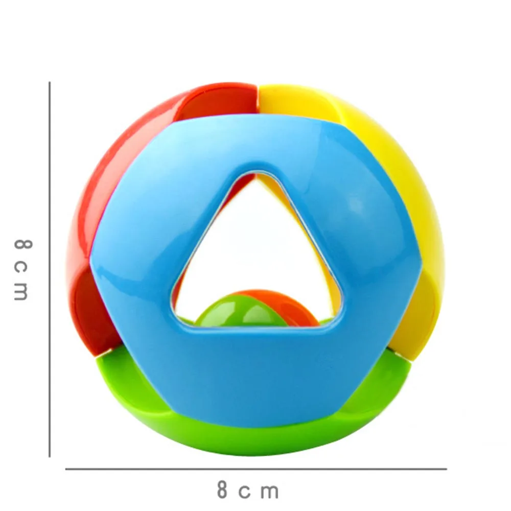 1 шт., детские игрушки, веселые маленькие колокольчики, шарики, развивающий круг, детский Интеллектуальный хват тренировочный