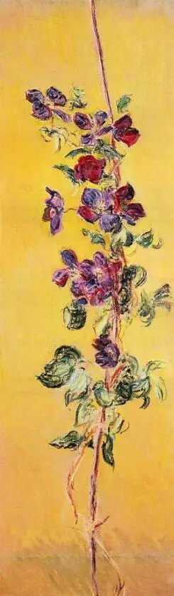 

High quality Oil painting Canvas Reproductions Cobeas (1883) by Claude Monet hand painted