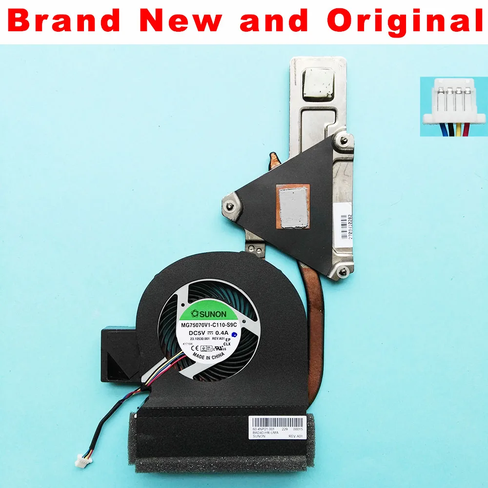 New radiator for Acer TravelMate 8473 TM8473 laptop cpu cooling fan heatsink cooler 60.4NP21.001