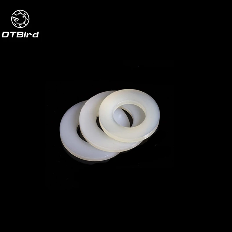500 шт./лот M4 * 8*1 M3 пластиковая нейлоновая плоская прокладка шайбы|washer gasket|flat washernylon