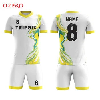 

new full sleeve soccer jersey uniform breathable top quality