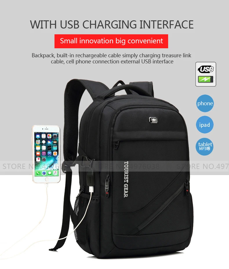 Mochila, usb, фирменный дизайн, мужская дорожная сумка, мужской швейцарский рюкзак, полиэфирные сумки, водонепроницаемый, Противоугонный рюкзак, рюкзаки для ноутбука, мужские