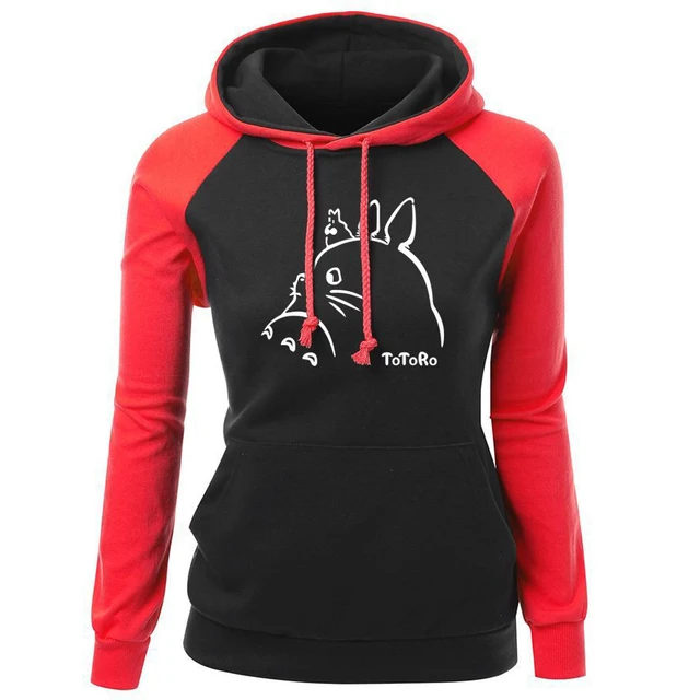 US $10.57 New 2018 Women's Sweatshirt Autumn Winter Fleece Brand Clothing TOTORO Kawaii Fashion Streetwear Ha
