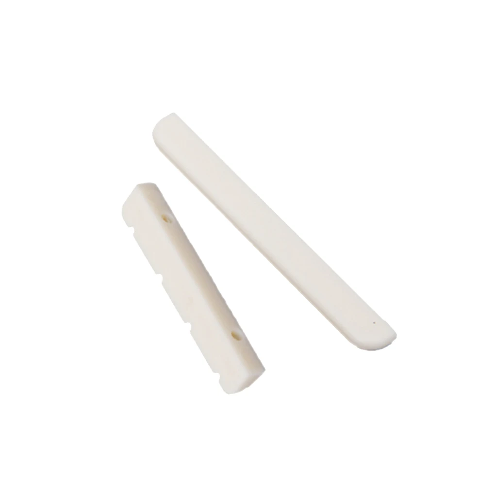 Cream ABS Plastic Saddle and Nut Replacement Set for Ukulele Guitar