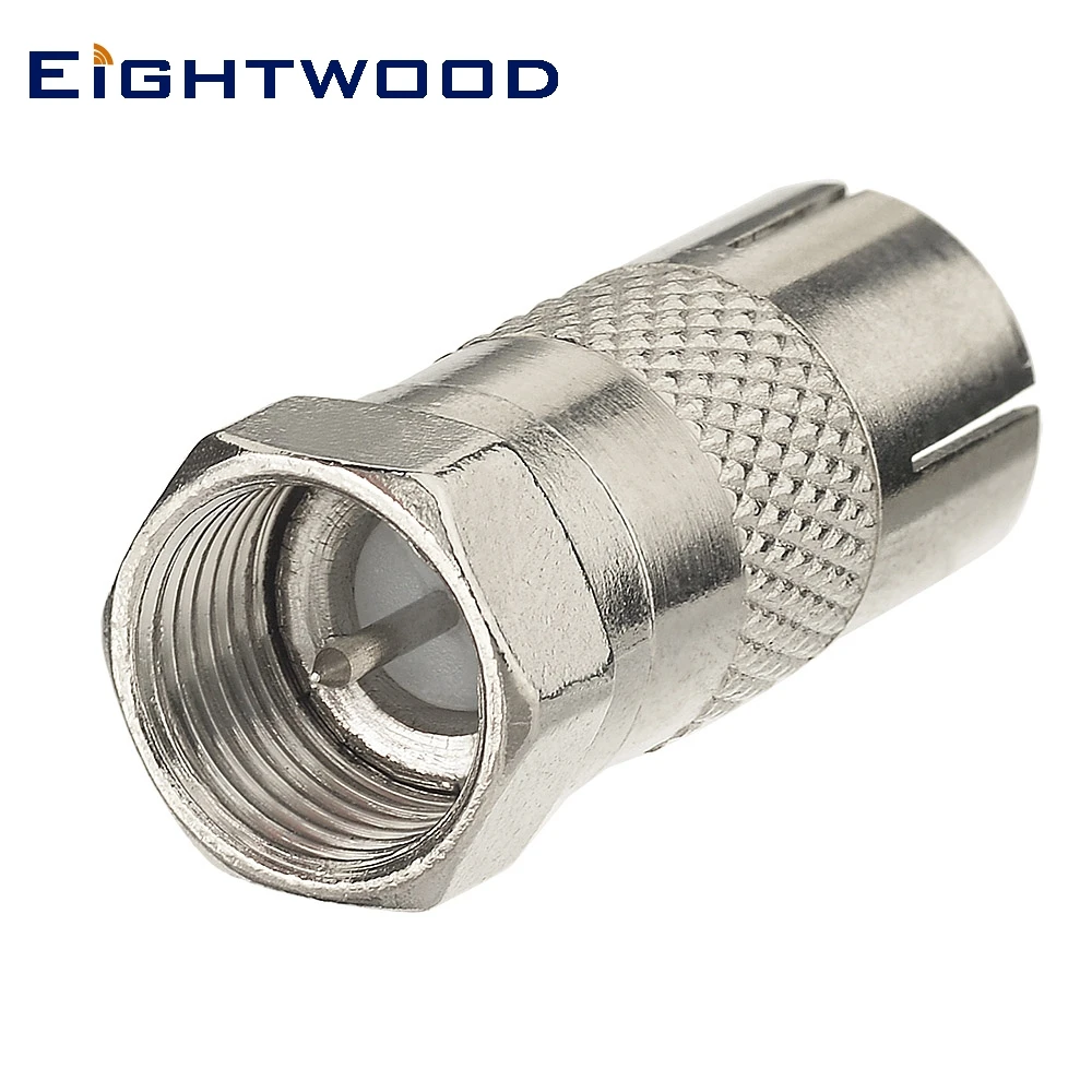 Eightwood 5 шт. F к PAL RF коаксиальный адаптер штекер DVB T TV IEC Женский разъем ТВ антенна