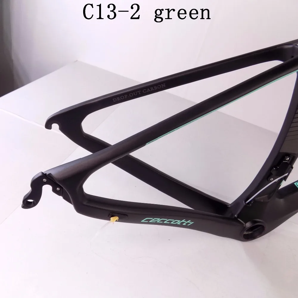 ceccttio бренд C13-2 зеленый Карбон велосипед T1100 Горячая распродажа! китайский велосипед Рама высокое качество BSA/BB30