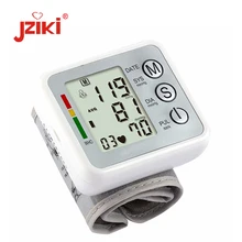 JZIKI цифровые наручные bp приборы для измерения артериального давления тонометр пульсометр Сфигмоманометр манжета медицинский монитор для сердца