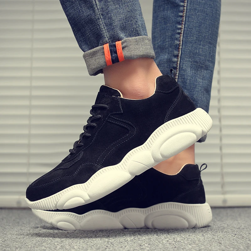 Spring new style men's shoes casual sneakers Korean web celebrity bear shoes men's leather shoes Spring new style men's shoes casual sneakers Korean web celebrity bear shoes men's leather shoes