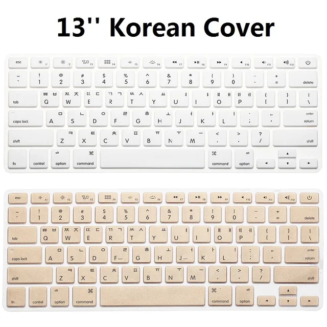 1pcs US KR Korean Keyboard Cover For Macbook Air Pro Retina 13 15