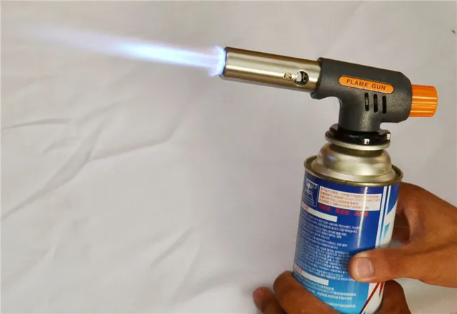 Flame gun Gas Torch Flamethrower Butane Burner Auto