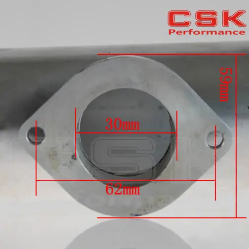 Красный 30PSI TS BOV turbo + 2 5 &quot63 5*150 мм Фланцевая труба * красные силиконовые шланги 4