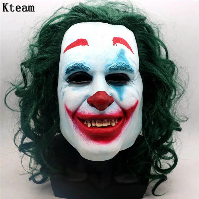  New Joker Bank Robber Mask Clown Batman Dark Knight Halloween Prop Masquerade Party Costume Fancy D