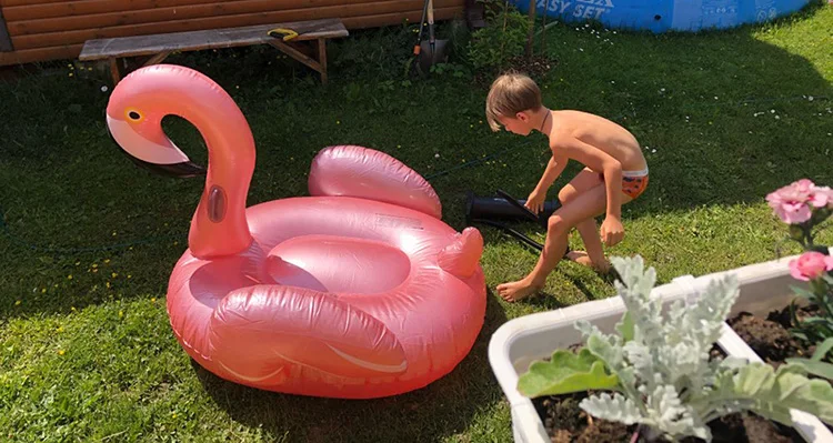 Надувной фламинго бассейн поплавок гигантский Единорог круг плавательный круг воды матрас кровать для взрослых детей Вечеринка бассейн игрушки Boia