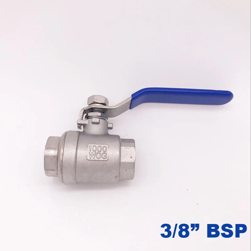GOGO High quality Type two Ball valve Stainless steel DN10 Female