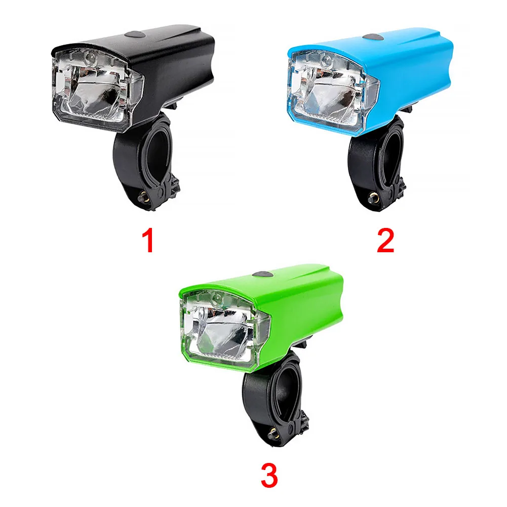 Top Front Lamp Bicycle Torch ABS Flashlight Headlight Built-in Battery Outdoor USB Rechargeable 5