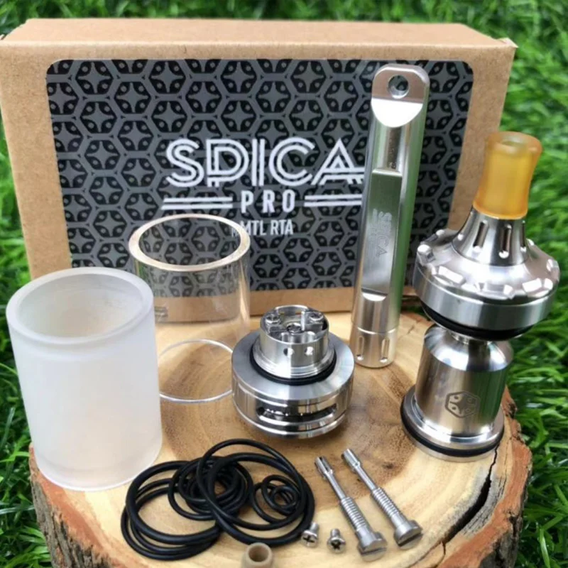 

Spica Pro Style MTL RTA Atomzier Rebuildable Diameter 22mm Capacity 3ml for Electronic Cigarette Vaporizer Vape Pen vs Dvarw 24