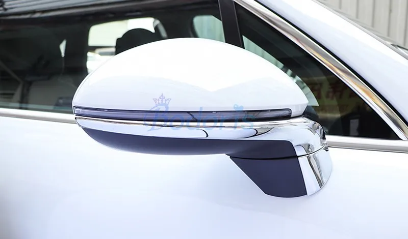 Для Porsche Cayenne углеродное волокно цветная отделка зеркала дверцы заднего вида накладка панели хромированные аксессуары для стайлинга автомобилей