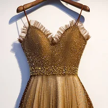 Сексуальное вечернее платье Robe De Soiree, высокое качество, тюль с аппликацией из бисера, вечерние платья для выпускного вечера, vestido de festa