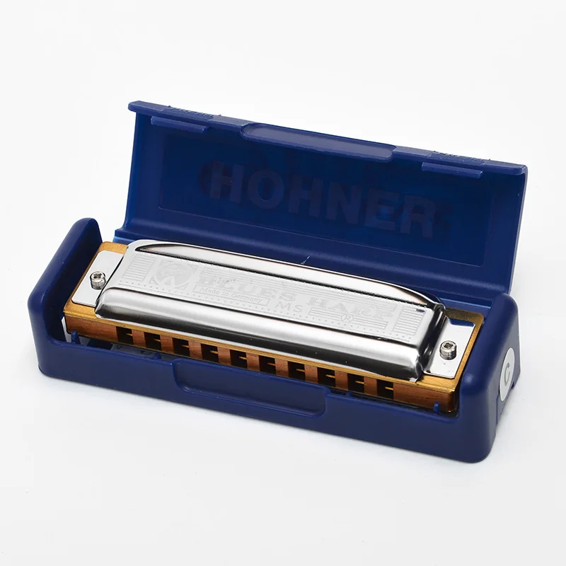 Hohner Губная гармошка BH20 10 дырочная гармоника Bules диатоническая арфа, деревянный ключ корпуса C, D, E, F, G, A