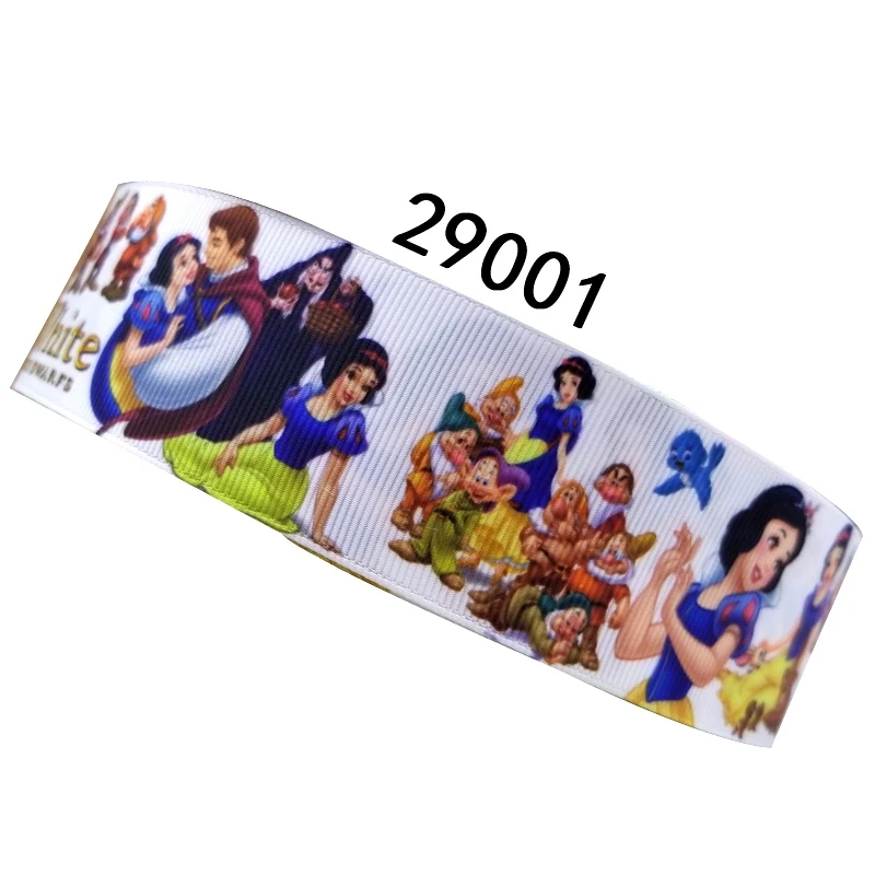 50 ярдов мультфильм напечатанный grosgrain ленты 29112 - Цвет: 29001