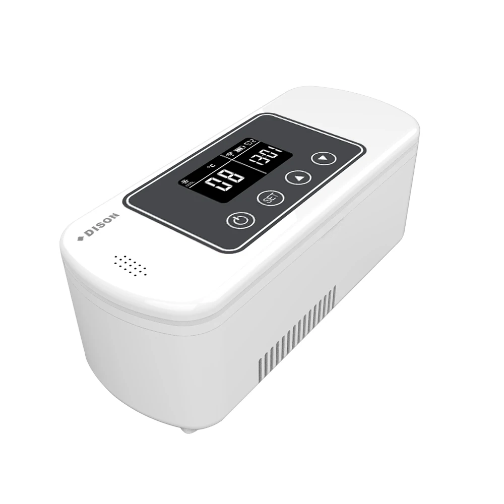 Dison Портативный 2-8 градусов мини холодильник охладитель инсулина сумка диабет сумка охладитель инсулина коробка лекарств сыворотка