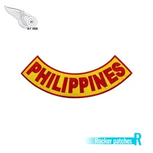 Филиппины рокер патч Бандидос вышивка железа на заказ снизу рокер для джекера