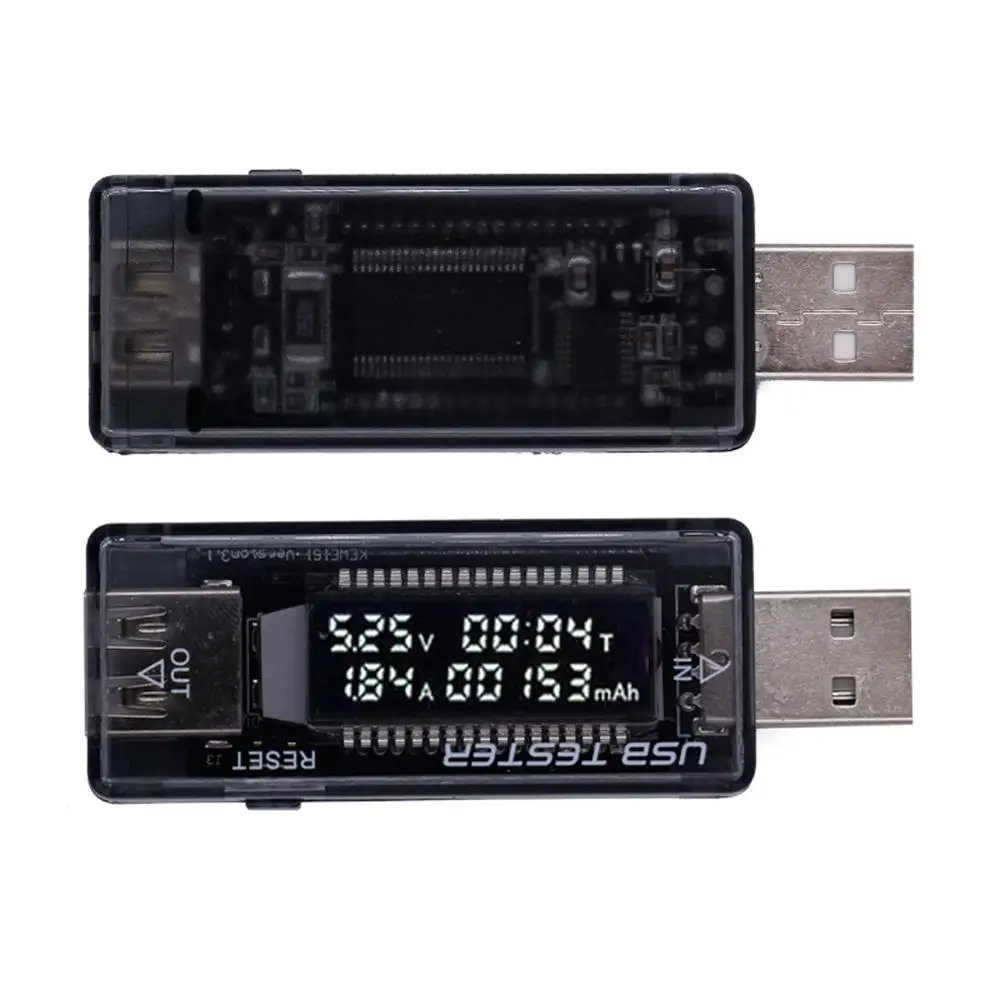 KWS-V21 USB тестер Мини мультиметр для чтения Вольт Ампер мАч с ЖК-дисплеем проверка состояния зарядки зарядное устройство детектор