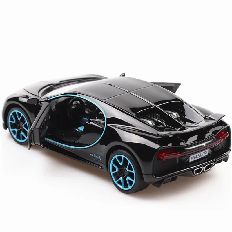 Pаспродажа 132 игрушечная машинка Bugatti Chiron металлическая игрушка литая машинка Литые и игрушечные транспортные средства модель автомобиля Миниатюрная...