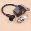 Ignition Coil Spark Plug Kit Fit STIHL FS55 FS55C FS46 FC55 FS38 FS45 FS55 HL45 HS45 KM55 Trimmer Brushcutter # 4140 400 1308 ► Photo 3/6