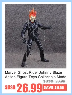 Marvel Ghost Rider Johnny Blaze фигурка игрушки Коллекционная модель куклы 23 см