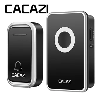 

Waterproof Wireless Doorbell Battery Button 300M LED Light EU plug Receiver Home Cordless Bell 3 Volume 38 Chime deurbel