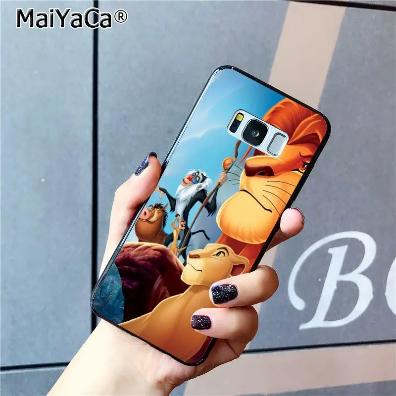 MaiYaCa Король Лев Coque чехол для телефона для samsung Galaxy S7 S6 edge plus S5 S9 S8 плюс S10 S10Plus S10E чехол M10