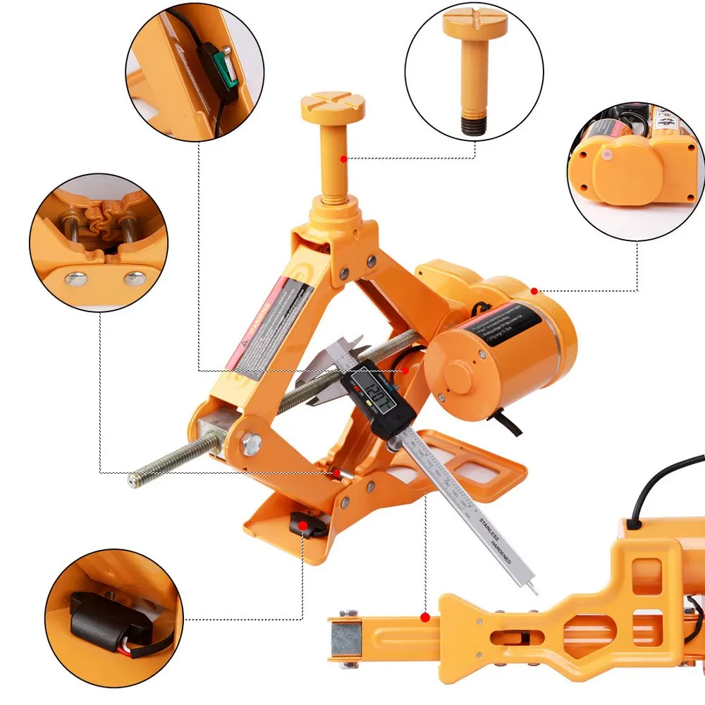  Car Electric Jack 12V 3 Ton Auto Electric Jack Lifting increase Three-in-one Tire Replacing Tool Au