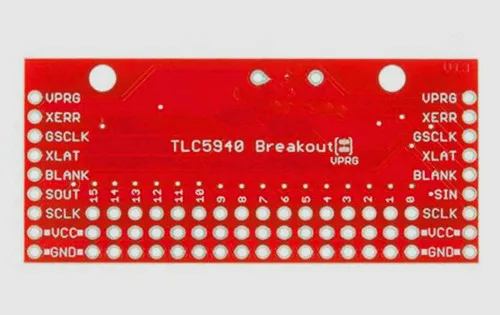 Бесплатная доставка! Светодиодный модуль управления PWM TLC5940 (16 канальный)