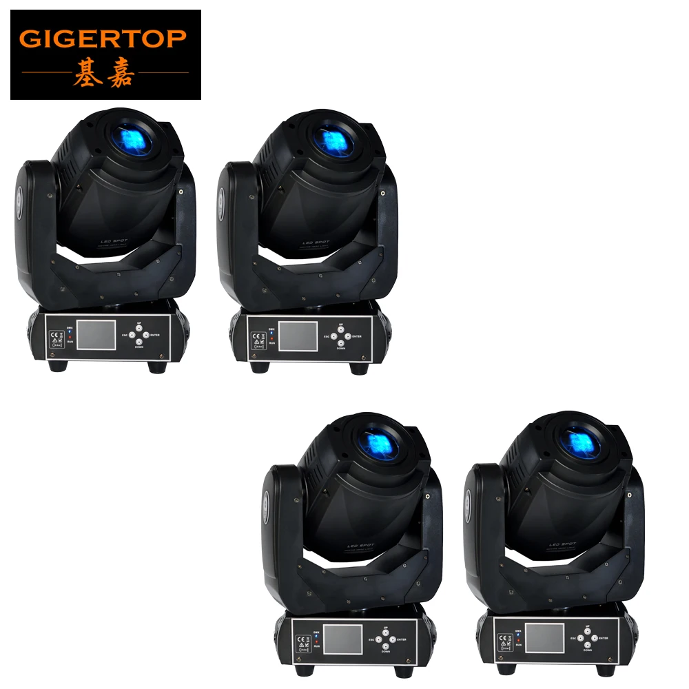 Цена со скидкой 4 шт. гобо 90 Вт привело перемещение головы пятно света tp-l606d корпус Функция ЖК-дисплей Экран dmx512/ мастер-ведомым/автоматического запуска